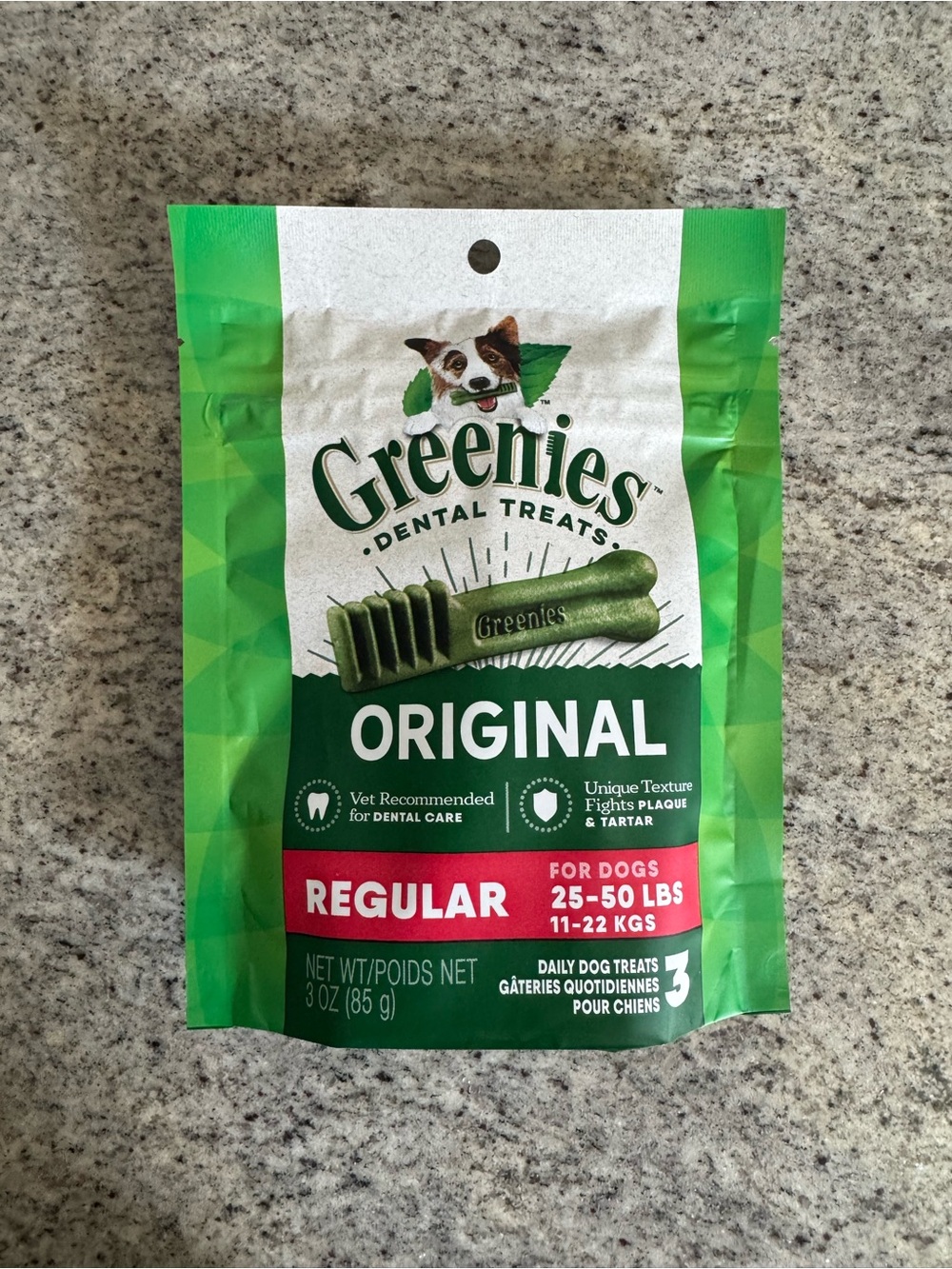 Original Dental Treats for Dogs - Regular (Green)